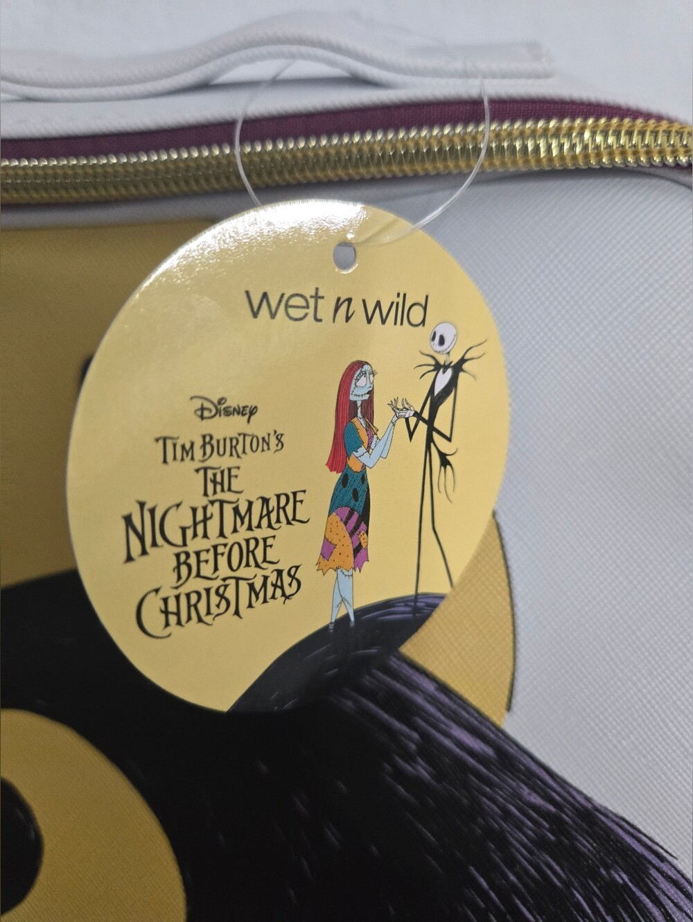 Disney Wet N Wild Nightmare Before Christmas Make-Up Bag Case 2 Side Graphic NEW - Picture 4 of 8